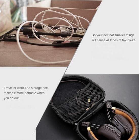 VERTUS® Travel Carrying Headphones Case Cover for Marshall Major IV/Major III/Major II Wireless Bluetooth On Ear Headphone (Hard|EVA|Black) - Image 3