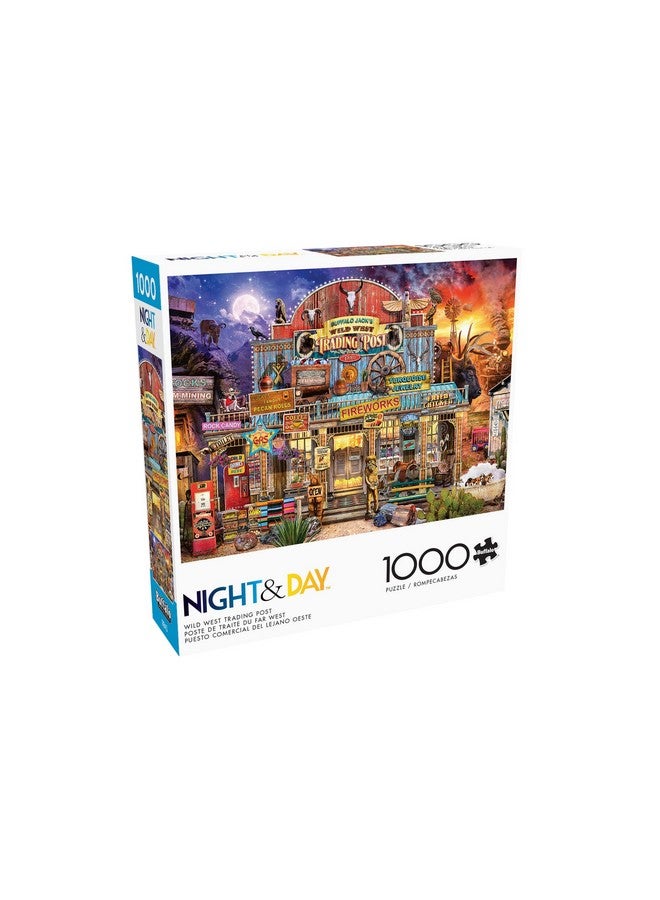 Buffalo Games - Jeff Haynie - Wild West Trading Post - 1000 Piece Jigsaw Puzzle for Adults Challenging Puzzle Perfect for Game Nights - Finished Puzzle Size is 26.75 x 19.75 - Image 3