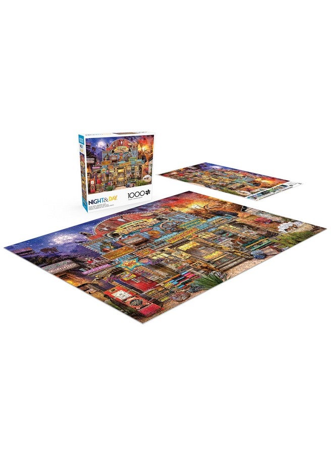 Buffalo Games - Jeff Haynie - Wild West Trading Post - 1000 Piece Jigsaw Puzzle for Adults Challenging Puzzle Perfect for Game Nights - Finished Puzzle Size is 26.75 x 19.75 - Image 4