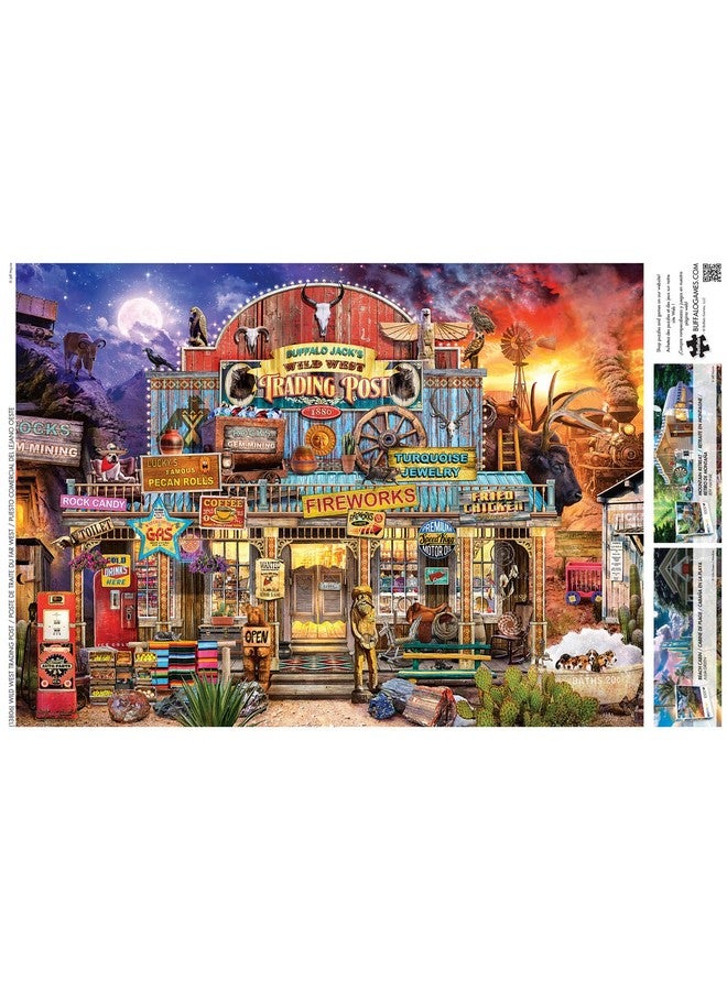 Buffalo Games - Jeff Haynie - Wild West Trading Post - 1000 Piece Jigsaw Puzzle for Adults Challenging Puzzle Perfect for Game Nights - Finished Puzzle Size is 26.75 x 19.75 - Image 5