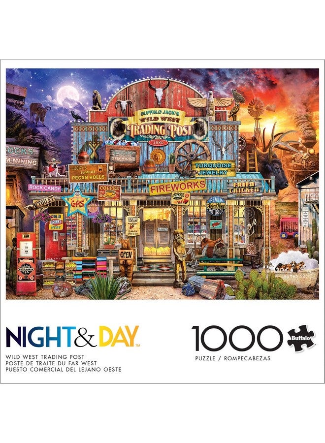 Buffalo Games - Jeff Haynie - Wild West Trading Post - 1000 Piece Jigsaw Puzzle for Adults Challenging Puzzle Perfect for Game Nights - Finished Puzzle Size is 26.75 x 19.75 - Image 2