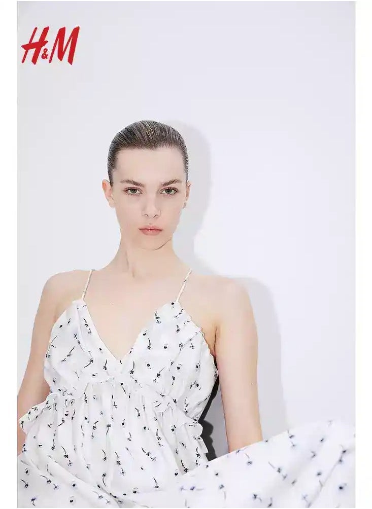 H and M - HM Women's New Loose Lightweight Comfortable And Fashionable Dress - Image 1