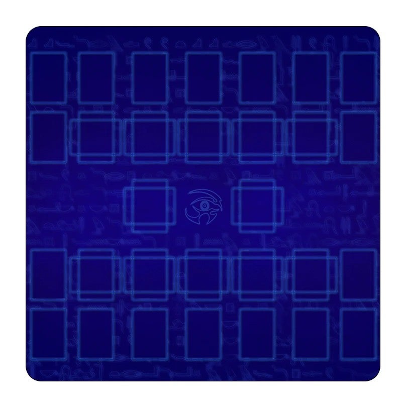 Bluejw سجادة لعب لبطاقات التداول 23.6x23.6 بوصة - TCG MTG Pkm لوحة أنمي، لعبة فأرة، سجادة مكتب - سجادة طاولة مع تصاميم - Image 1