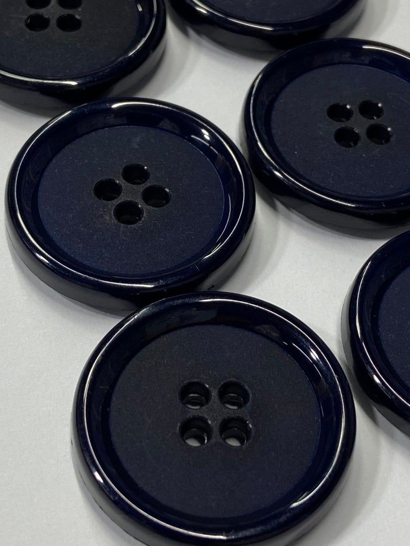 Karan Tuhafiye Karan Haberdashery Coat Jacket Button Italian Button 6 Piece Set Navy Blue 3.5 cm - Image 2