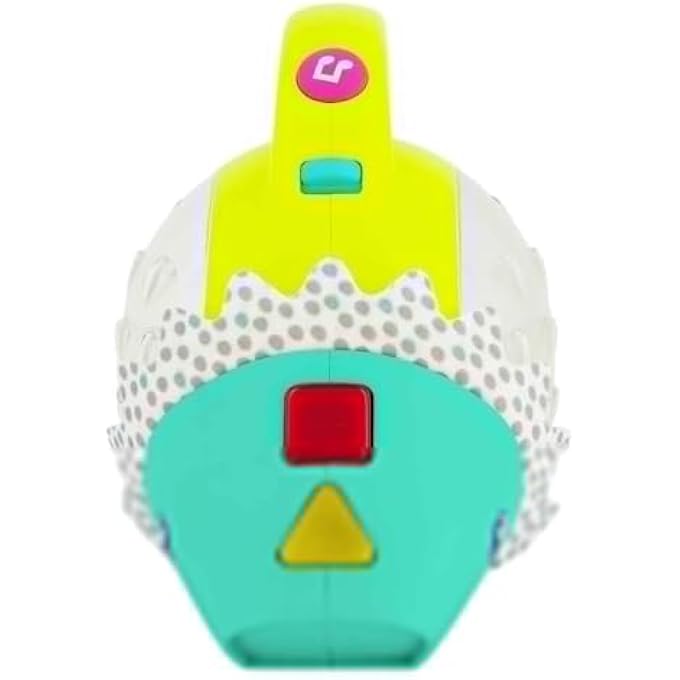 PUSH & POP MUSICAL LIGHT-UP MINI-VAC HEDGEHOG MINI-ME PRETEND TOY VACUUM WITH MUSIC, LIGHTS, BOUNCING BALLS, SOUNDS & BUTTONS, HELPS BUILD GROSS MOTOR SKILLS, FOR BABIES & TODDLERS - Image 3