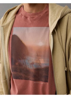 American Eagle Graphic Crew Neck T-Shirt  - Image 2