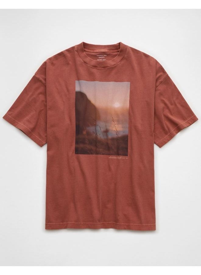 American Eagle - Graphic Crew Neck T-Shirt - Image 1