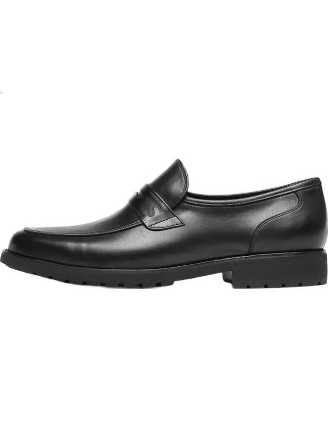 Satchi Men'S Slip-On Business Casual Leather Shoes 40782040Z Black Size 40 - Image 2