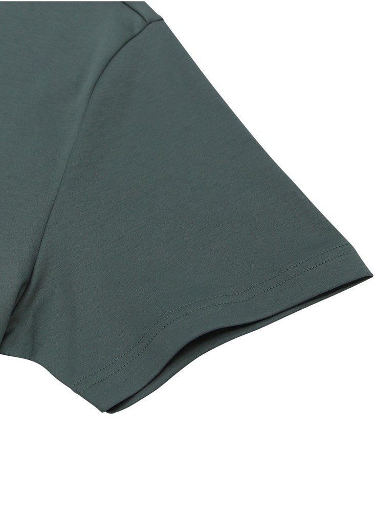 GIORDANO Men's Smart Tee Green  - Image 5