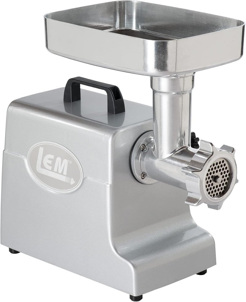 LEM Products 1158 Mighty Bite Electric Meat Grinder Aluminum  Products 1606 5Pound Stainless Steel Vertical Sausage Stuffer silver - Image 2