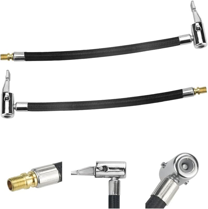 ANTHYTA Tyre Inflator Hose Adapter - Pack of 2 for Car and Motorcycle - Image 1