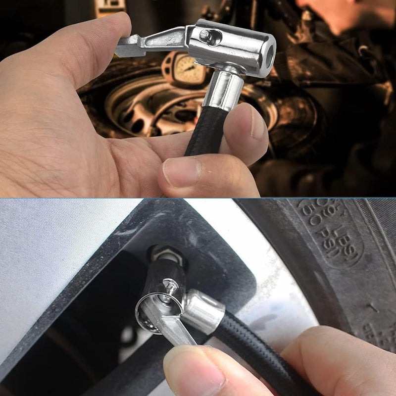 ANTHYTA Tyre Inflator Hose Adapter - Pack of 2 for Car and Motorcycle - Image 5