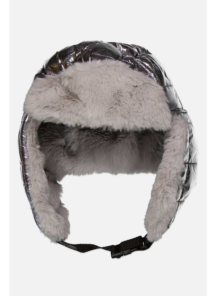 Body Glove - Women Quilted Bomber Hats, Silver - Image 1