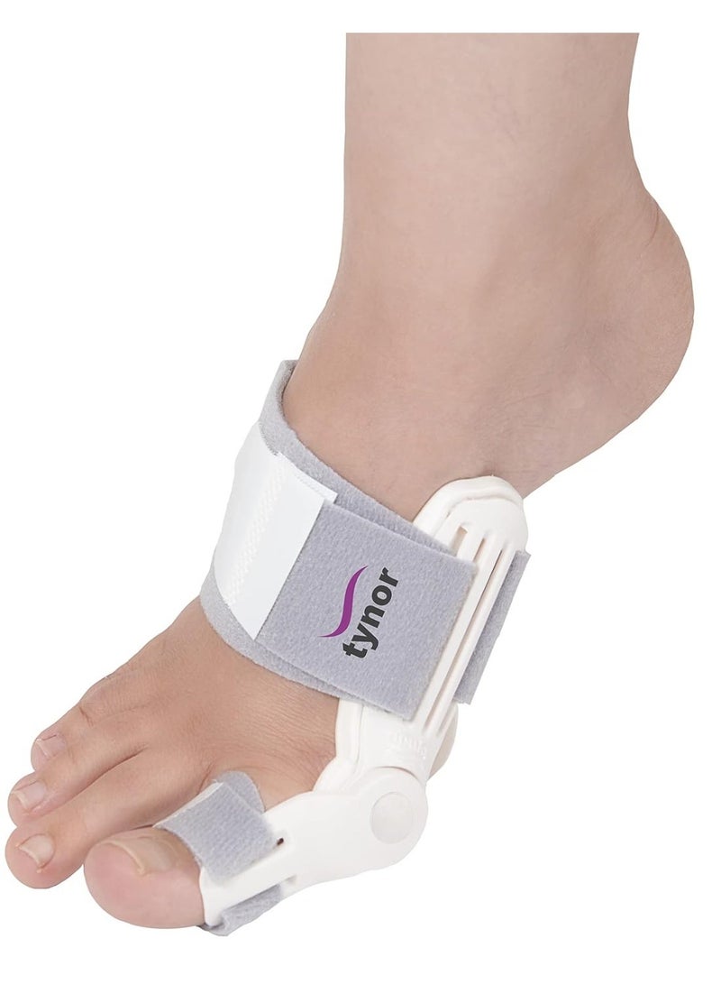تاينور جبيرة إبهام القدم (الورم العظمي) من TYNOR - قطنية، بيضاء، مقاس موحد، قطعة واحدة (كبير) - Image 4