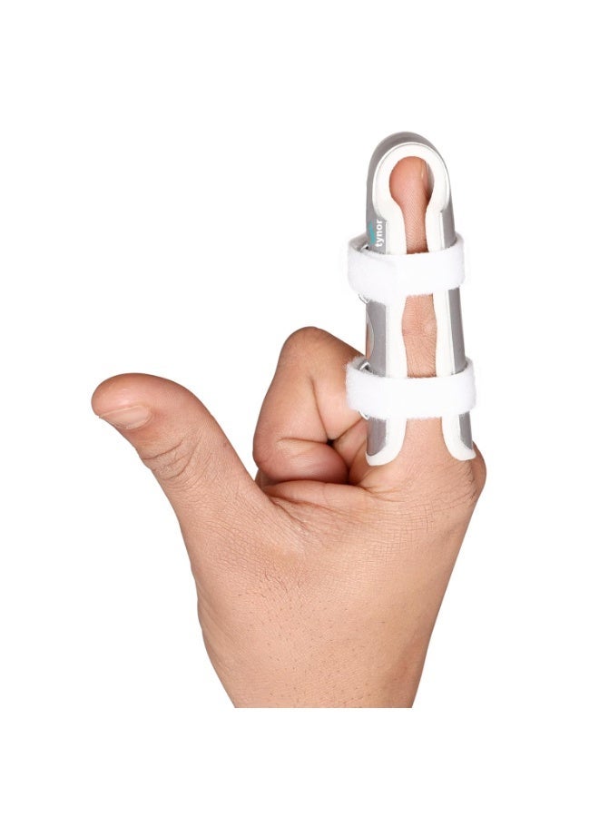 تاينور جبيرة إبهام القدم (الورم العظمي) من TYNOR - قطنية، بيضاء، مقاس موحد، قطعة واحدة (كبير) - Image 3