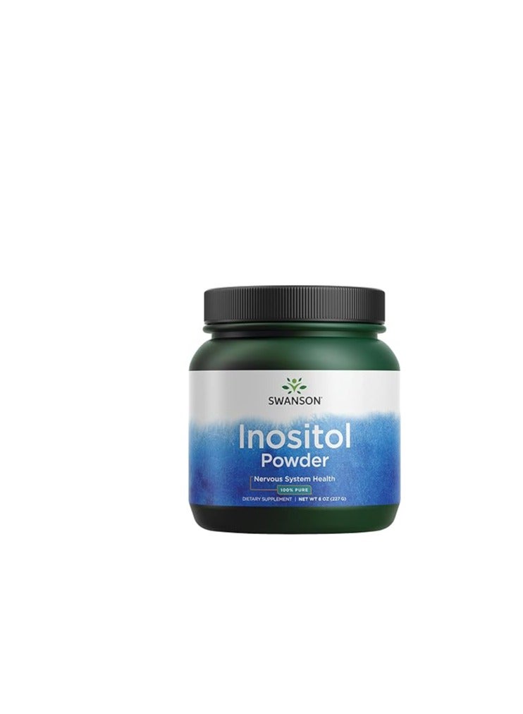 سوانسون مسحوق إينوزيتول لصحة الجهاز العصبي، 8 أونصة، 227 جم، مكمل غذائي - Image 1