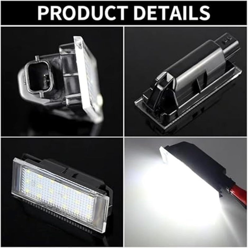 Wivplex 2pcs License Plate Lights for Various Car Models - Image 3