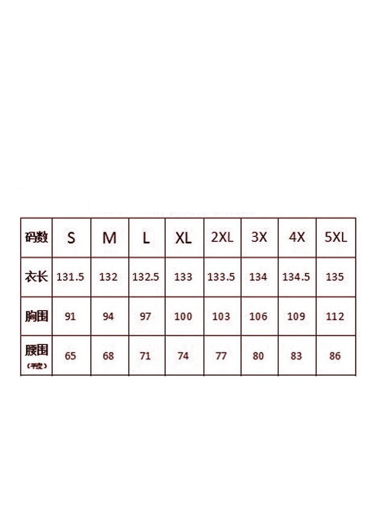 NIBEMINENT فستان نسائي مطبوع بتنورة كبيرة أنيقة من الشيفون مزخرف بالزهور، فستان طويل ضيق - Image 2