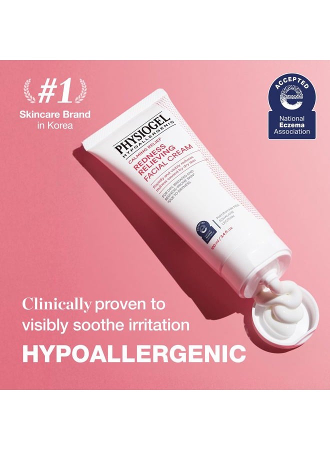 Physiogel Calming Relief Facial Cream, Reduces Redness in 30 mins, Moisturizer for Men & Women, For Dry, Red, Itchy, Sensitive Skin, Strengthens Skin Barrier, Free of Fragrance,Dermatologically Tested - Image 3