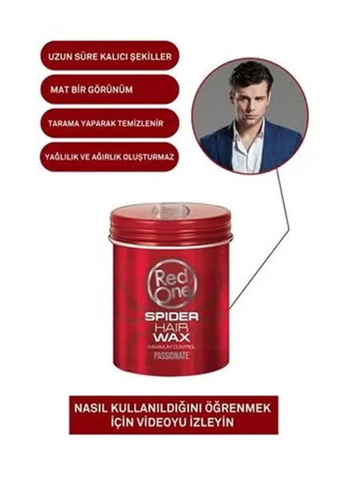 Redone Red One Spider Passionate Hair WaxArachnid100ml - Image 2