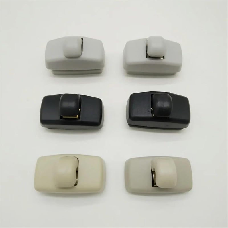 DEMULAX Sun Visor Hook Clip Bracket Hanger Set - Image 1