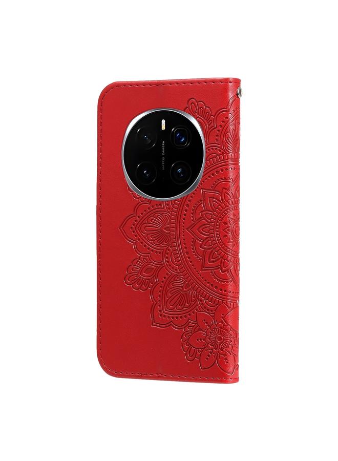 S-TOP Case For Honor Magic7 Pro Seven-petal Flowers Embossing Leather Phone Case - Image 3