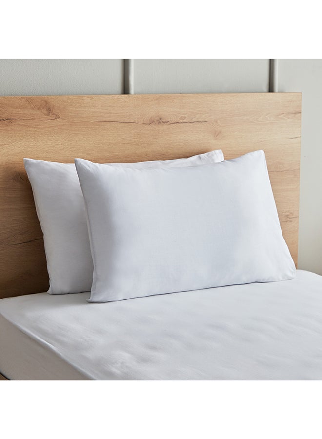 Home Box Essential 2-Piece Cotton Pillow Cover Set 75 x 50 cm - Image 1