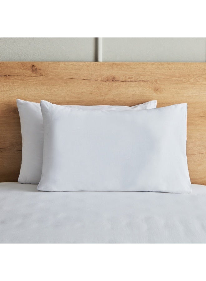 Home Box طقم أغطية وسائد قطنية أساسية من قطعتين 75 × 50 سم - Image 2