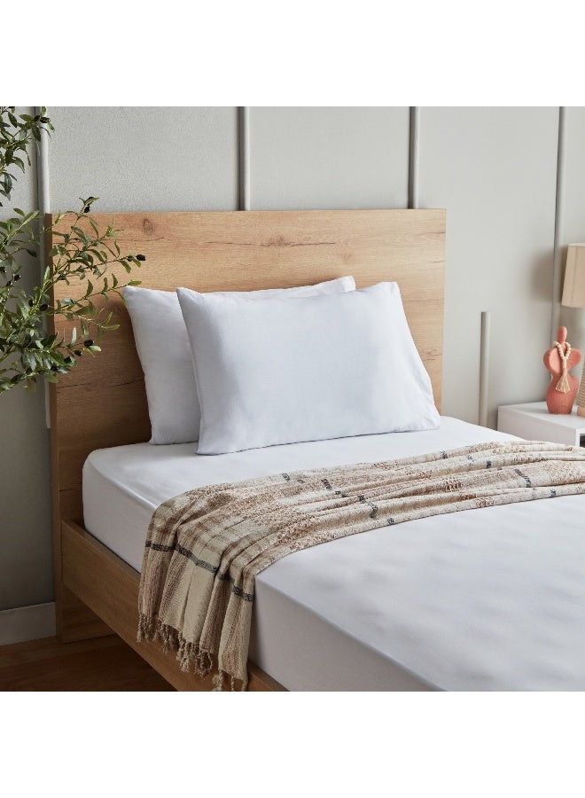Home Box طقم أغطية وسائد قطنية أساسية من قطعتين 75 × 50 سم - Image 5