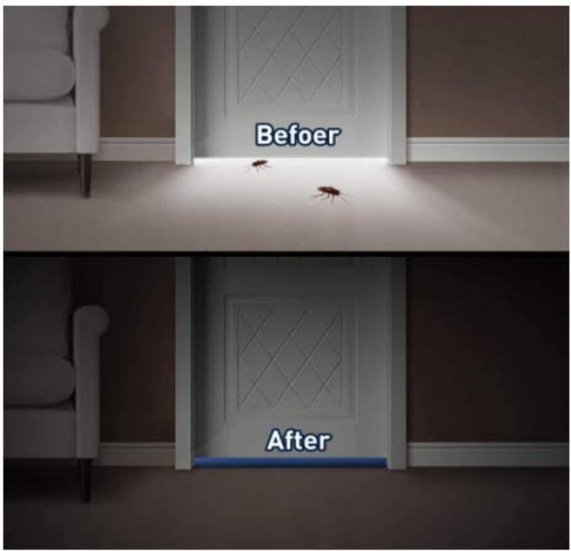 TECHNOVIBES Radiant™ Door Bottom Sealing Strip Guard for Home (Size- 39 inches) (Pack of 1) (Brown) - Image 5