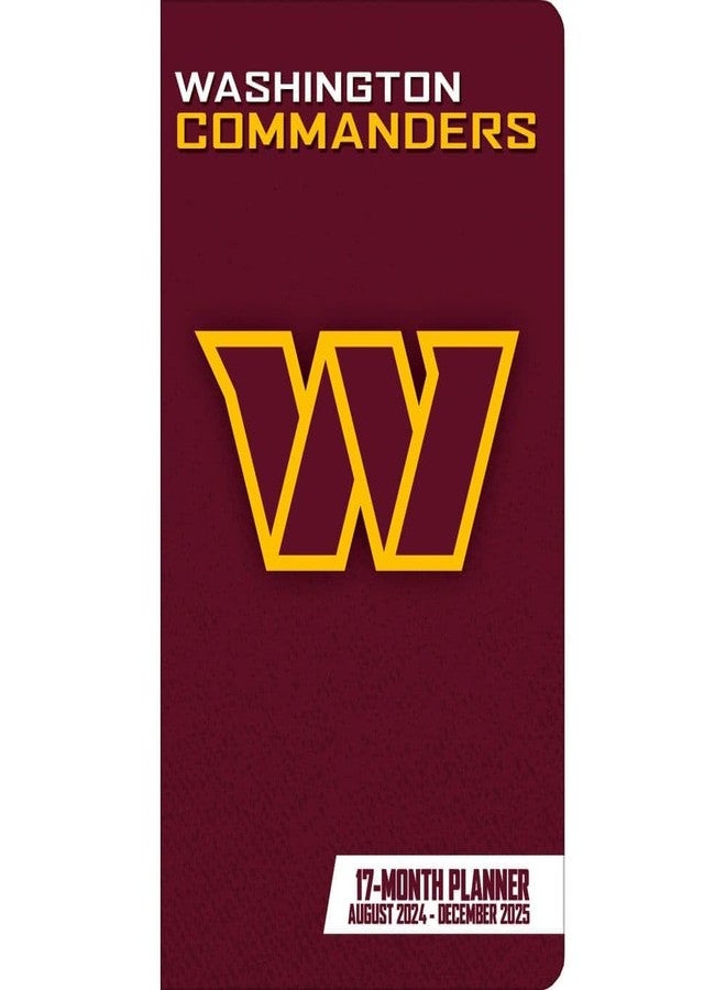 TURNER SPORTS Washington Commanders 2025 17-Month Pocket Planner - PF (25998890563)