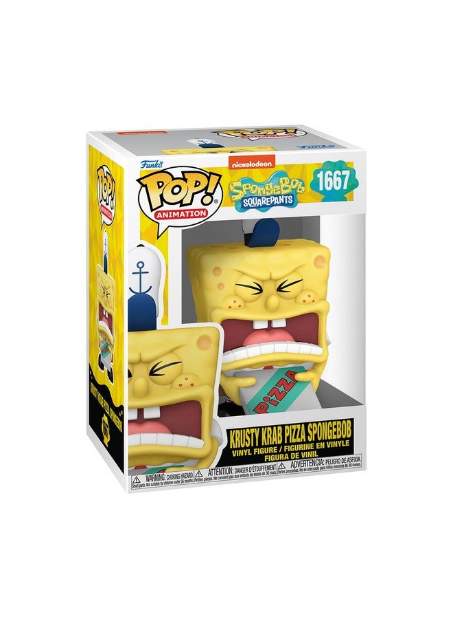 Funko POP! TV: Spongebob Squarepants 25th Anniversary - Spongebob Squarepants with Pizza -Collectable Vinyl Figure - Gift Idea - Official Merchandise - for Kids & Adults - TV Fans - Image 1