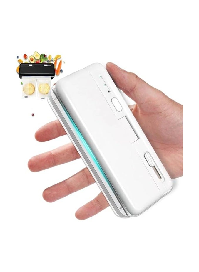 general Mini Bag Sealer, USB Rechargeable Heat Sealer, Heat Cutter & Sealer, Handy Chip Bag Resealer, Kitchen Gadget for Snack Cookies Plastic Bags Foods Storage Fresh - Image 1