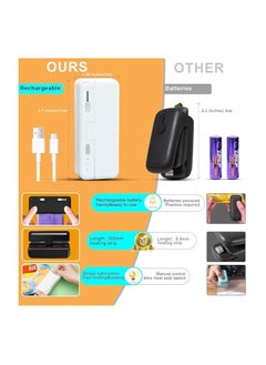 General Mini Bag Sealer, USB Rechargeable Heat Sealer, Heat Cutter & Sealer, Handy Chip Bag Resealer, Kitchen Gadget for Snack Cookies Plastic Bags Foods Storage Fresh  - Image 2