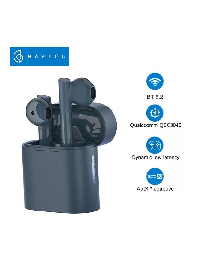 Haylou Auto Pairing True Wireless In-Ear Bluetooth Earphone Dark Blue - Image 1