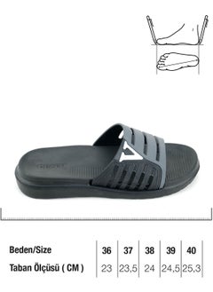 Gezer Men's Summer Eva Wet Ground Suitable Daily Home Garden Pool Bathroom Slippers  - Image 2