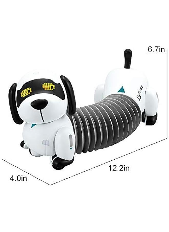 null - Robot Dog Remote Control Dachshund Puppy, RC Robotic Interactive Intelligent Walking Dancing Doggy Programmable Electronic Pet Toy with Music for Kids Age 6, 7, 8, 9, 10 Year Old - Image 1