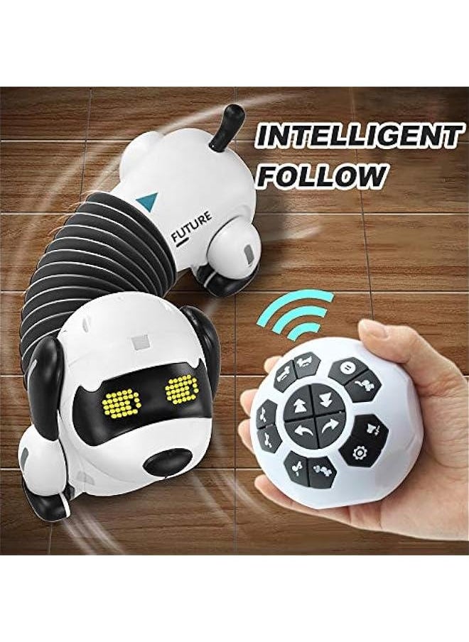 null - Robot Dog Remote Control Dachshund Puppy, RC Robotic Interactive Intelligent Walking Dancing Doggy Programmable Electronic Pet Toy with Music for Kids Age 6, 7, 8, 9, 10 Year Old - Image 1