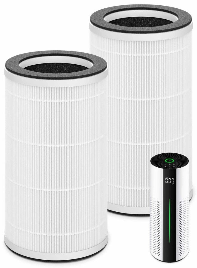 FCFMY 2 Packs HAP609 Replacement Filter Compatible with ECOSELF HAP609 Air Purifi-er for Home Large Room up to 1800 Ft², H13 True HEPA Filter - Image 1
