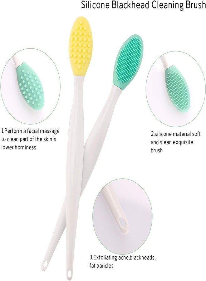 mexine 6Pcs Silicone Exfoliating Lip Brushes, 2-in-1 Double-Sided Soft Cleaning Beauty Tool To, Create Smoother Skin And Fuller Lip Appearance. ﻿ - Image 3