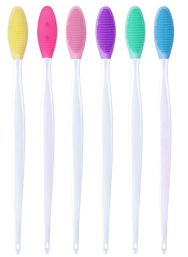mexine 6Pcs Silicone Exfoliating Lip Brushes, 2-in-1 Double-Sided Soft Cleaning Beauty Tool To, Create Smoother Skin And Fuller Lip Appearance. ﻿ - Image 1