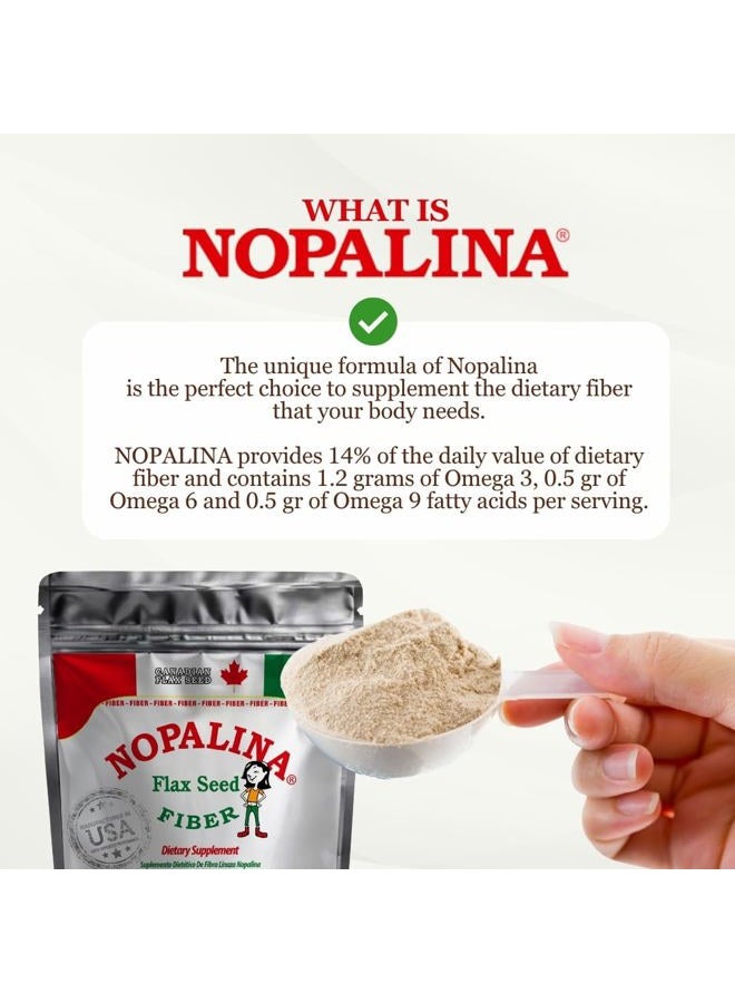 Nopalina 4 Pack Flax Seed FIBER 1 LB - Image 5