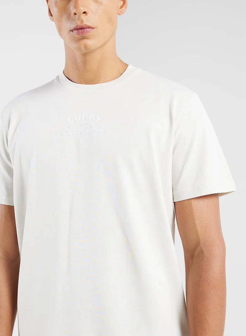 UNDER ARMOUR  Curry Heavyweight Verbiage T-Shirt for Men | Best Price UAE