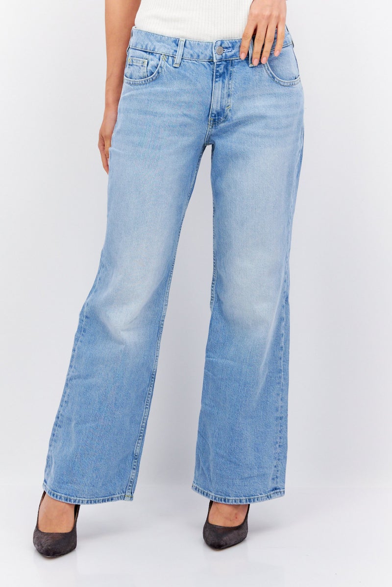 ESPRIT جينز دنيم ممدود للنساء، أزرق - Image 1