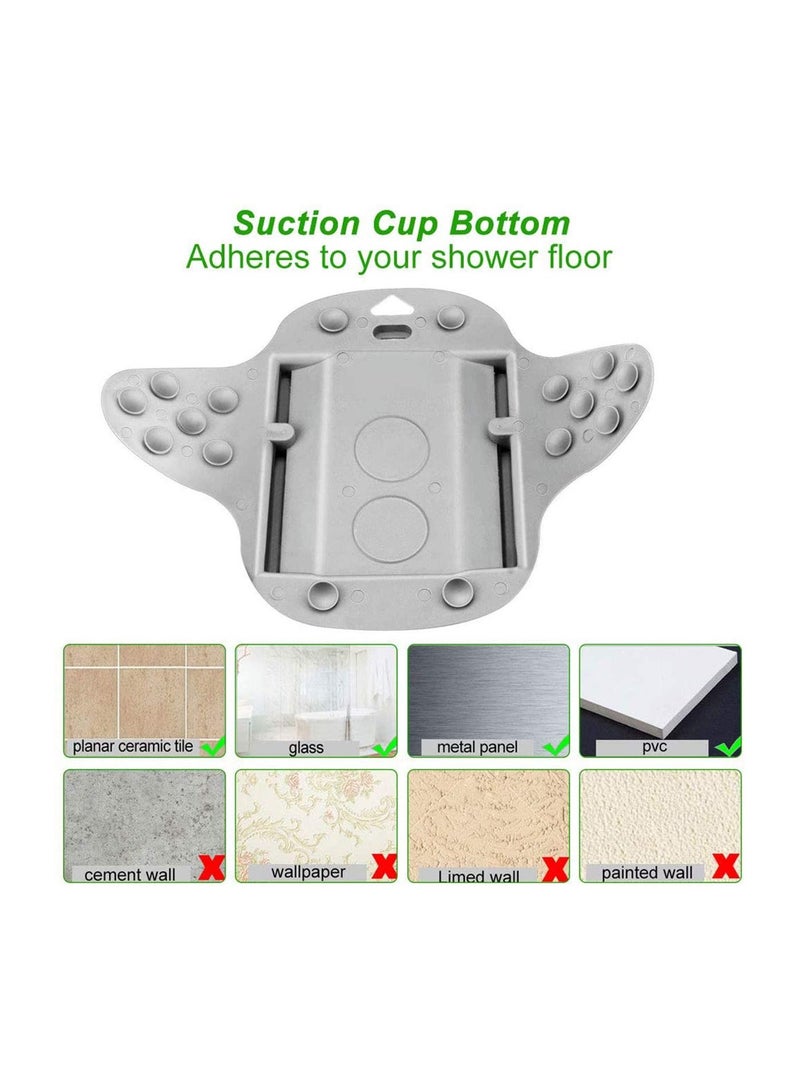 KASTWAVE Shower Foot Scrubber Cleaner Massager Foot Massager Shower Brush, with Non-Slip Suction Cups and Soft, Foot Acupressure Massage Mat for Foot Care Foot Foot Circulation Reduces Foot Pain - Image 5