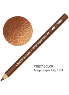 Cretacolor Mega Sepia Oil Pencil Light Oil Drawing Pencil 463 48 