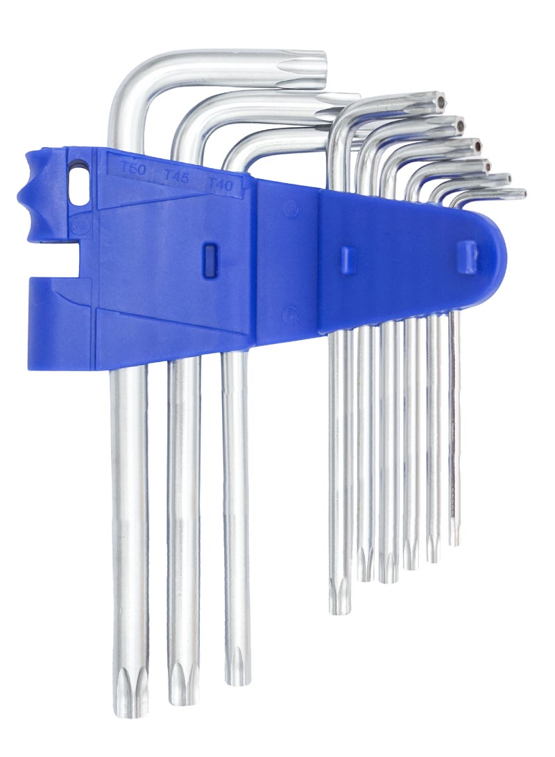 VTOOLS 9 Piece Long Torx Key Allen Wrench Set (1.5mm - 10.0mm) - Image 2