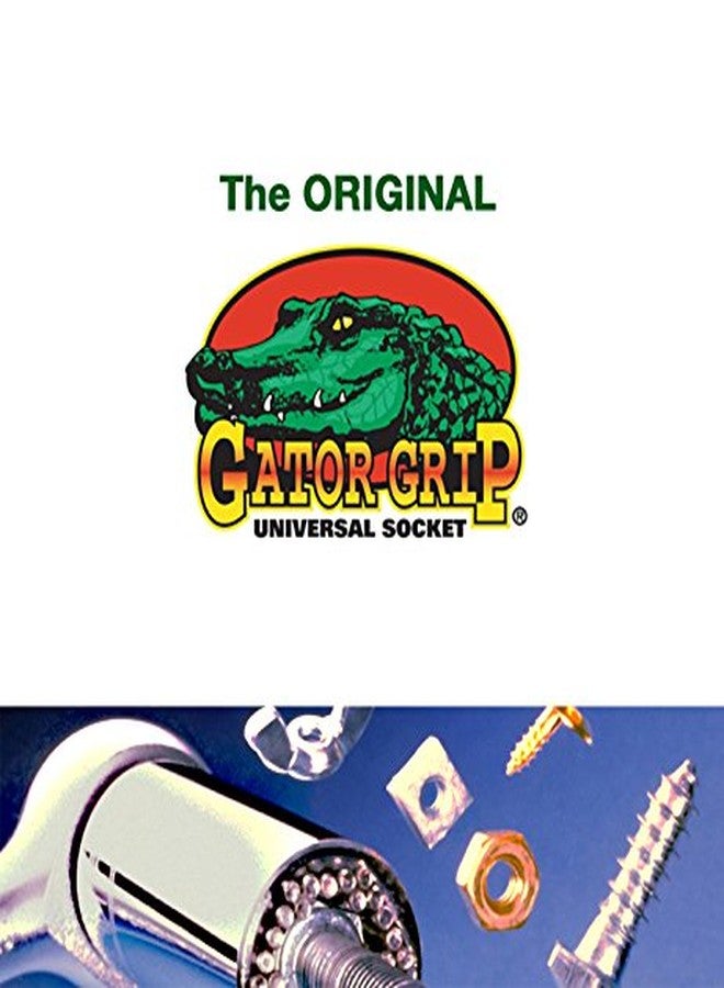 جاتور جريب Gator Grip، المقبس العالمي الأصلي ذاتي الضبط مع محول مثقاب كهربائي. يضبط نفسه ليناسب الشكل والحجم، بالإضافة إلى التطبيقات القياسية والمترية. - Image 4