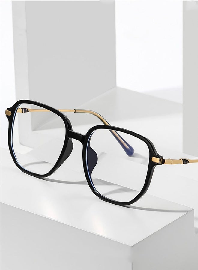 GIFT Blue Light Blocking Glasses Blue Light Filter Computer Reading Gaming TV Phones Square Eyeglasses Fashion Anti Eyestrain Headache Eyewear for Women Men, Anti Eye Eyestrain UV 400 Protection Reading  - Image 3