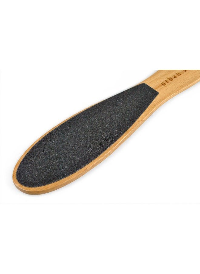 Urbana Urban Spa Wooden Foot File for Calluses, Pedicures, Heels and Toes - Image 3